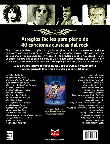 Rock Classics - Partituras para aficionados al piano