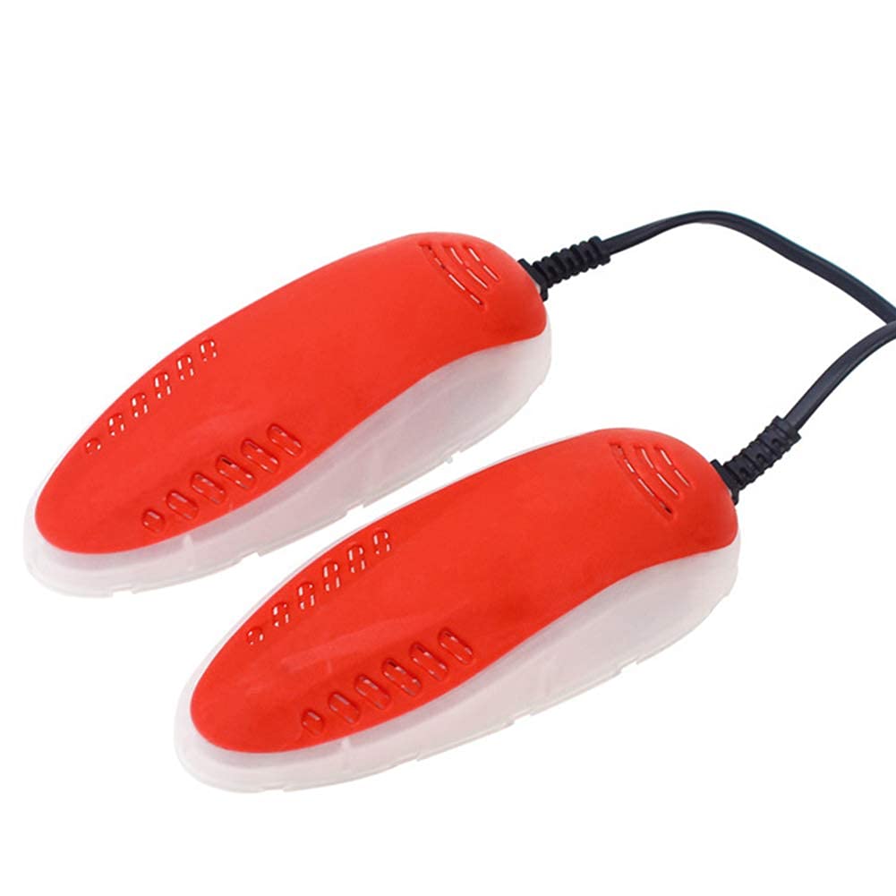 Asciuga Scarpe Asciuga Scarpe Invernali Deodorante Scalda Scarpe, Adatto per Scarpe E Guanti Scarpe in Pelle, Scarpe in Tessuto, Stivali, Stivali da Pioggia, Guanti, ECC,Red,14 * 4cm