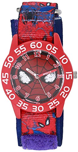 Montre Marvel garçon fini les retards grâce au cadran analogique clair et bracelet nylon