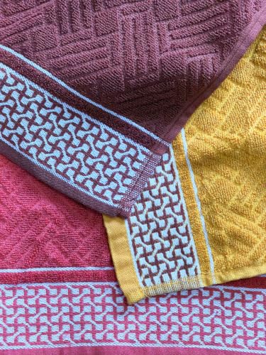 Image of Hand Towel Set of 6 (40x60 cm, 450 GSM) - Soft Cotton, Absorbent, Quick Dry - Bathroom, Wash Basin, Kitchen, Travel & Gym Face & Hand Towel for Men & Women-Multicolor