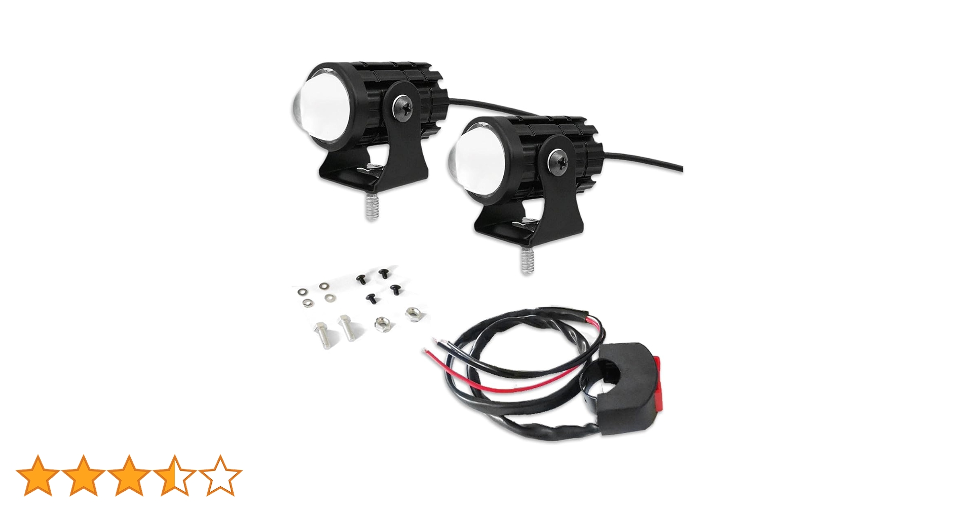 Amazon.co.jp: Nicheez バイク用 フォグランプ LED イエロー