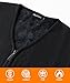 Harbrosrce Men's Sweater Vest with Fleece Lined Knit Sleeveless Cardigan Knitwear Black