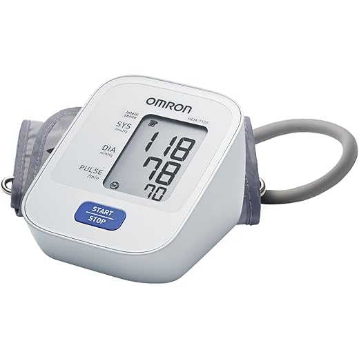 Omron HEM 7120 Fully Automatic Digital Blood Pressure Monitor With Intellisense Technology For Most Accurate Measurement - Arm Circumference (22-32Cm)