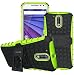 Moto G4 Case, Moto G4 Plus Case - OEAGO [Shockproof] [Impact Protection] Tough Rugged Dual Layer Protective Case Cover with Kickstand for Motorola Moto G4 / G4 Plus (Moto G Plus, 4th Gen) - Green