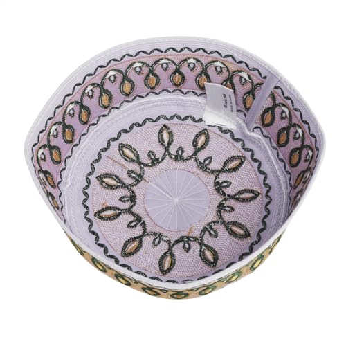 Kids Muslim Prayer Kufi Hat Prayer Headwear Cap Islamic Beanie Skull Cap Embroidery Kofia Topi Sun Hat3