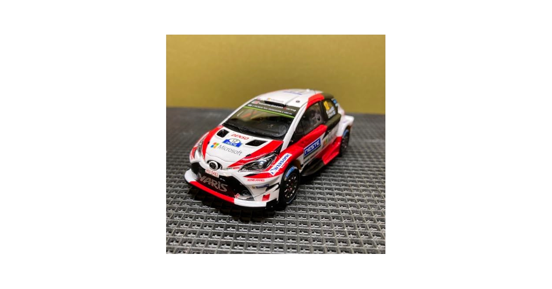 1/38 ミニカー　トヨタ ヤリス 　WRC ミニカー】Spark 1/38 toyota gazoo racing Yaris WRC TGRF2018