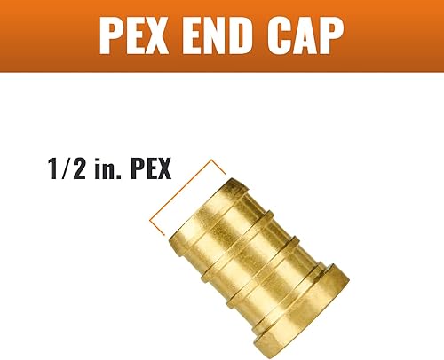 Miniatura 89 de SUNGATOR Paquete de 2 codos de oreja Pex de 1/2 pulgada, sin plomo de latón, accesorios Pex de 1/2 pulgada, certificado NSF