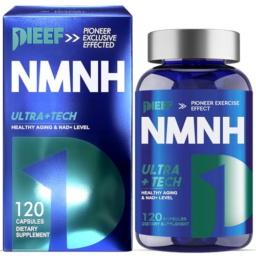 NMNH Kapseln Ultra Strength NMNH Supplement 1000mg NAD+ Supplement zur Steigerung der NAD+ Werte im Alter für zelluläre Energie & antioxidative Unterstützung 120 Kapseln