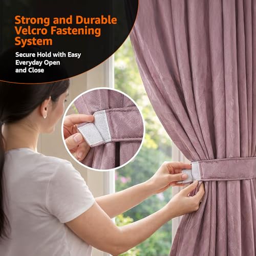 Image of Amazon Basics - Room Darkening Blackout Door Curtains, 100% Room Darkening | 9 Feet |Set of 2| Embossed | Self Deisgn |for Living Room and Bedroom | 115cmx 274cm, Color- Wine