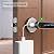 IRONZON Fingerprint Door Lock Biometric Door Lock with Keypad with Handle for Home Hotel Office Apartment Bedroom