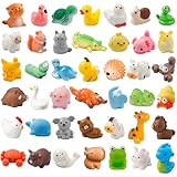 ywevyezc 42 Pcs Mini Resin Animals 42 Styles Resin Animals Figurines Bulk for Micro Fairy Party Favors Garden Hide Accessories Dollhouse Crafts Decor