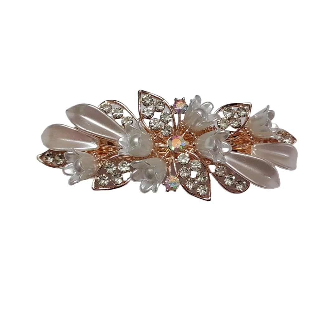 See full amazon price history chart for Trendsetter pack of 1 White Flower design French hair barrete clip for women Medium Rhinestone Gold Plated Metal Back Clips Hair Slides Back Pin Decorative Weddind Hair Accessories for Women & Girls Trendsetter pack of 1 White Flower design French hair barrete clip for women Medium Rhinestone Gold Plated Metal Back Clips Hair Slides Back Pin Decorative Weddind Hair Accessories for Women & Girls (B0CWDC7YCP) Amazon Price History, Amazon Price Tracker