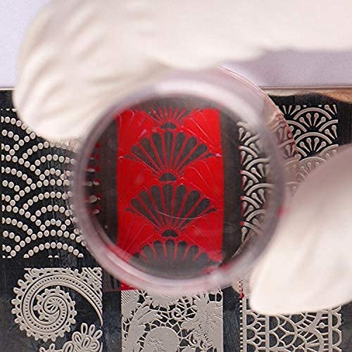 THECLOUDMALL® Nail Art Stamper Kit Clear Silicone Nail Stamping Long & Short Jelly Stamper for Nails with Scrapers Nail Stamper Kit for French Manicure Home DIY Nail Art Salon 3