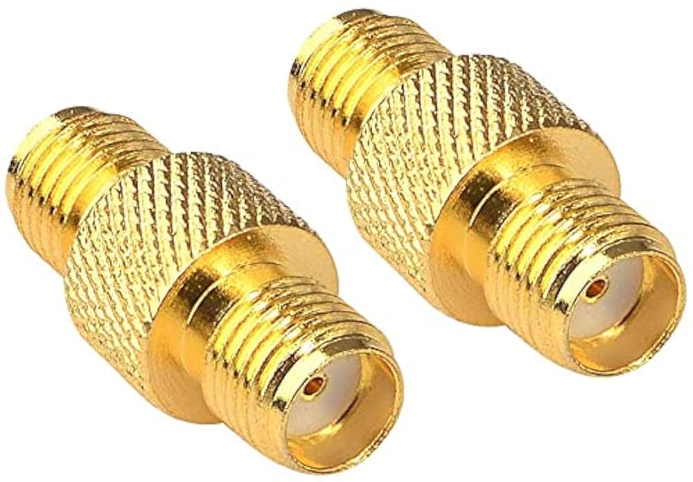 Amazon.co.jp: leeyovk SMAメスメス変換コネクタ 2個セット｜SMA
