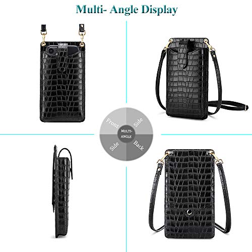 Image of Peacocktion Small Crossbody Cell Phone Purse for Women, Lightweight Mini Small Crossbody Bags for Women with Card Slots