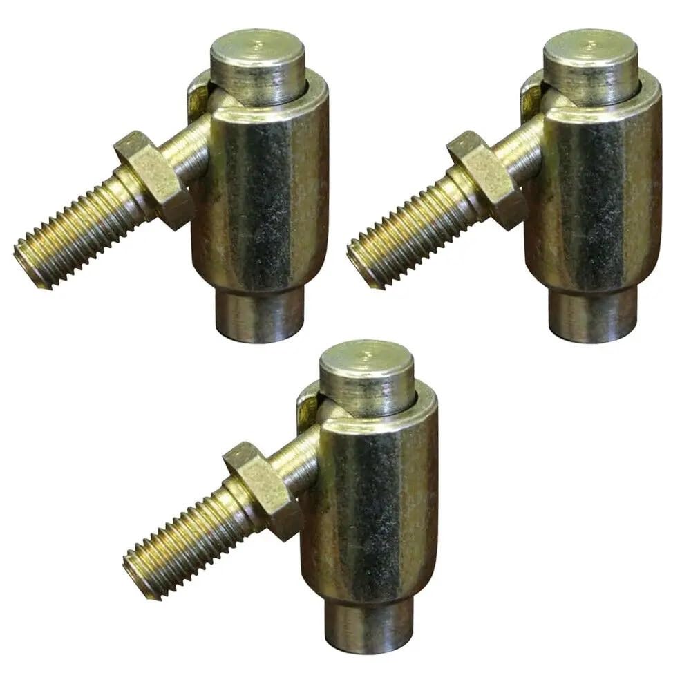 3 pièces QD187 QD250 QD312 Rotule à déconnexion rapide en acier au carbone avec filetage à droite(QD312)