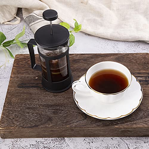 ماكينة تحضير القهوة الفرنسية بالضغط من انتيما، ماكينة تحضير القهوة مع زجاج البوروسيليكات السميك المقاوم للحرارة، 12 اونصة (350 مل)