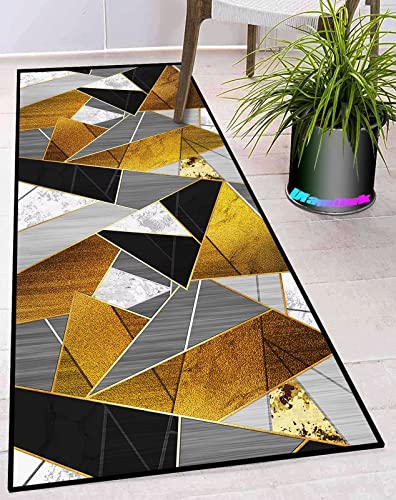 tapis cuisine devant evier tapis de couloir lavable antiderapant Long absorbant moderne Motifs Géométriques Tapis de Salon chambre Pour les chambres Jeunes adulte fille garcon gris noir rouge Beige