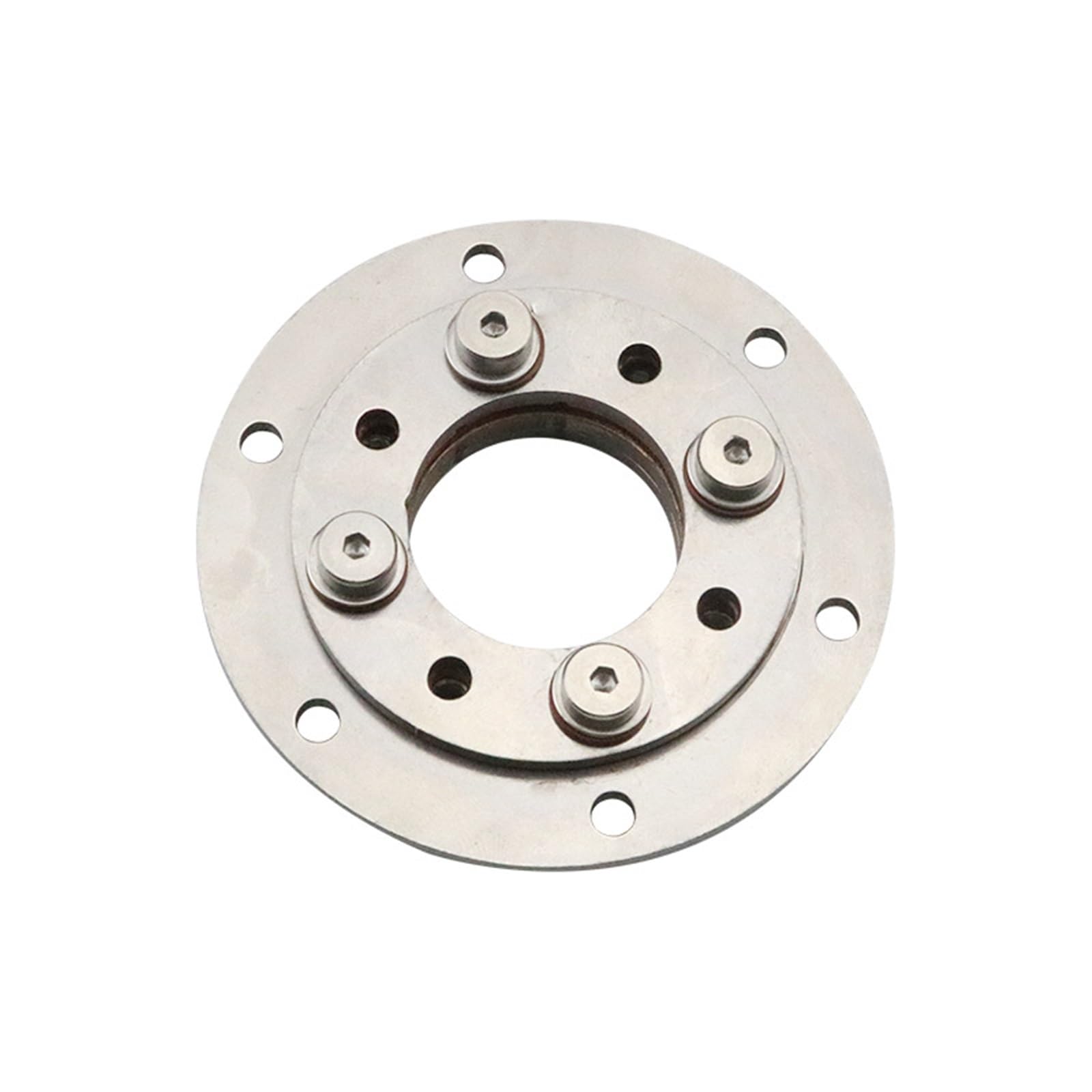 NYRXRYTCA Adjustable Damping Rotating Axis Bearing304 Stainless Steel Circular Flange Plate 360-Degree Arbitrary Overlapping Hole(5.0N.m(hole 34mm))