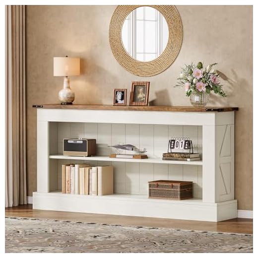 Tribesigns 63-Inch Console Table with Storage