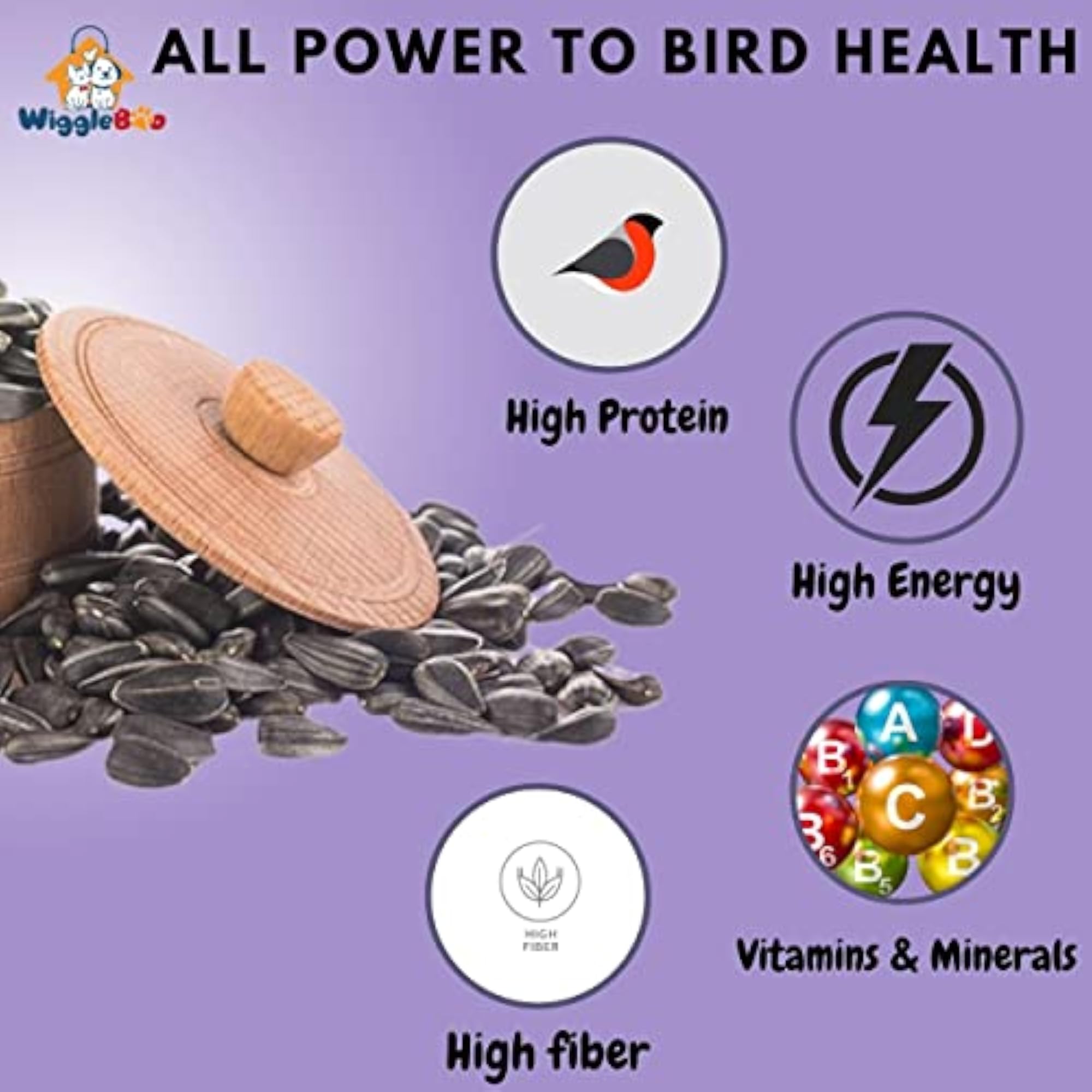 Premium Sunflower Seeds for All Life Stages, 450g