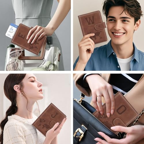 Personalized Letter Passport Holder