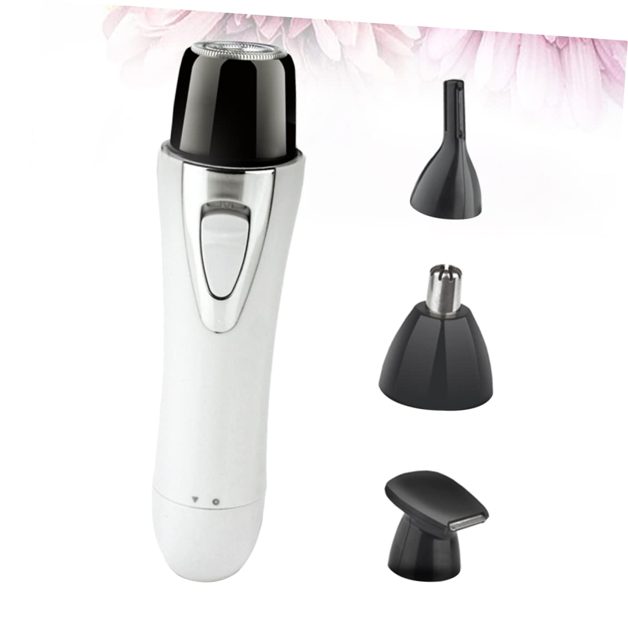 DOITOOL 2pezzi Trimmer Elettrico Per Naso Ricaricabile Usb Multi Funzione Design Compatto e Silenzioso Per Uomini e Donne Colore Bianco