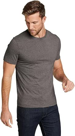 Eddie Bauer Men's Legend Wash 100% Cotton Short-Sleeve Slim T-Shirt ...