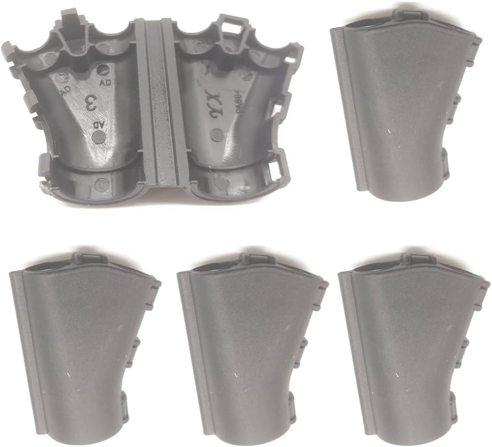 PGFUNWire Loom Reducing Connector Openable Convoluted Tubing Y-Type Reducer Fitting for 1/2 "- 1/4" - 1/4" Conduit (5-Pack)