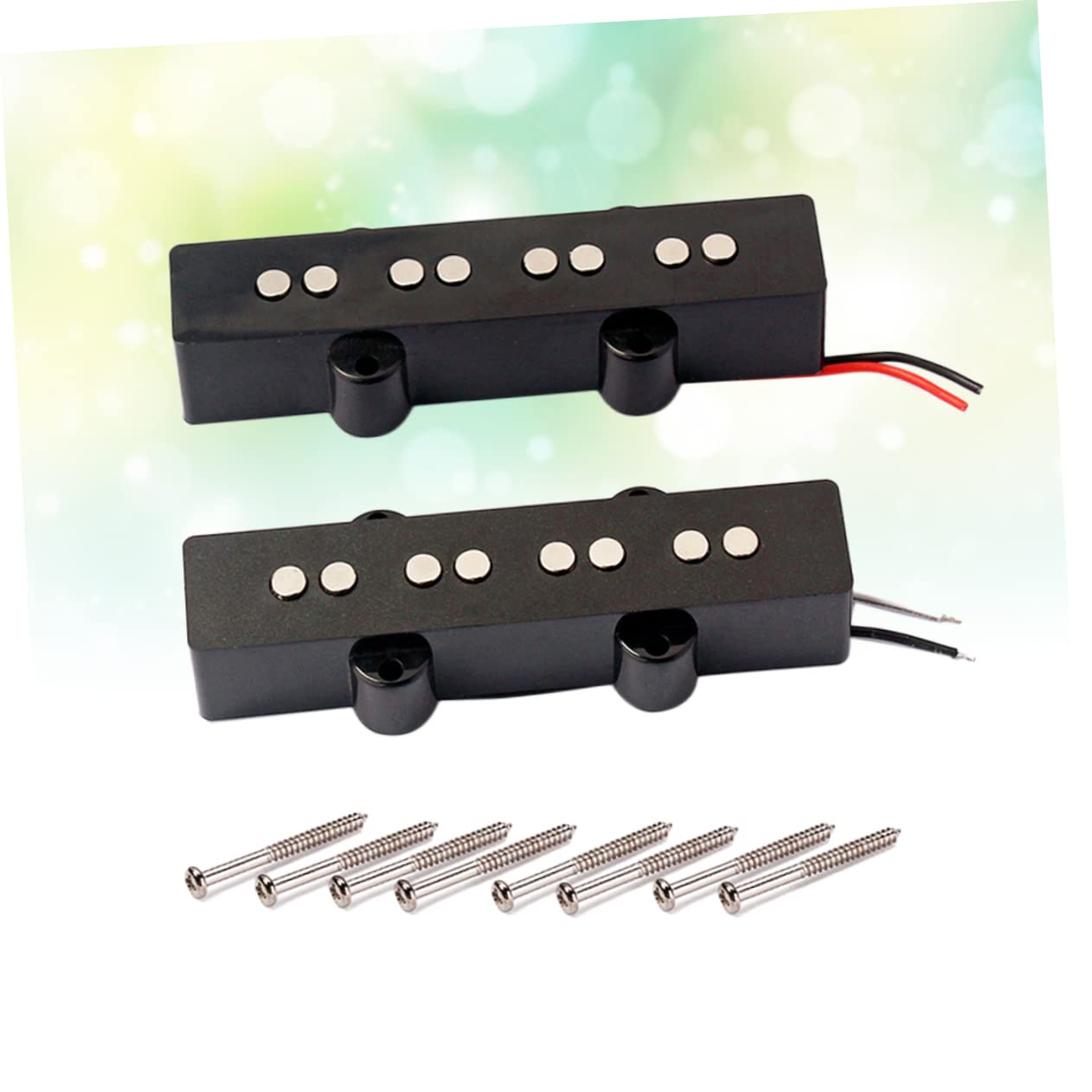 Levemolo Bass Fixed Bridge Single Pickup 4 String Electric Bass Open Style Pickup Set