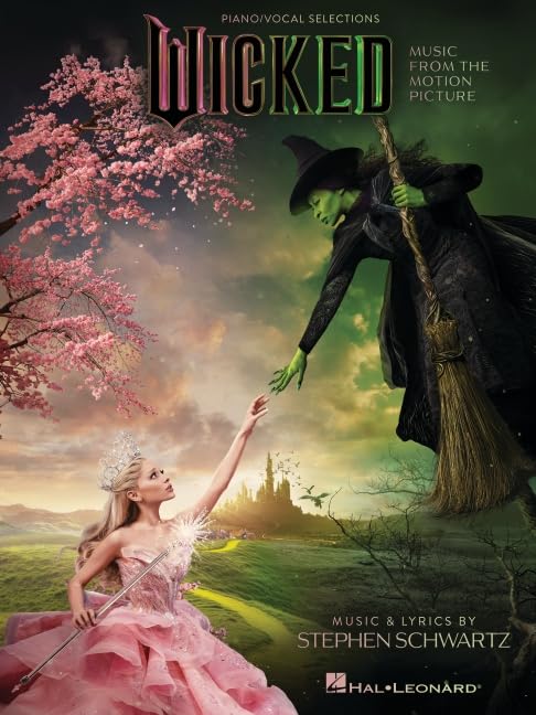 Wicked: Piano/Vocal Selections (Melody in the Piano Part) | P/V Songbook for Singers and Pianists | Movie Adaptation Sheet Music Arranged for Piano and Voice with Guitar Chords