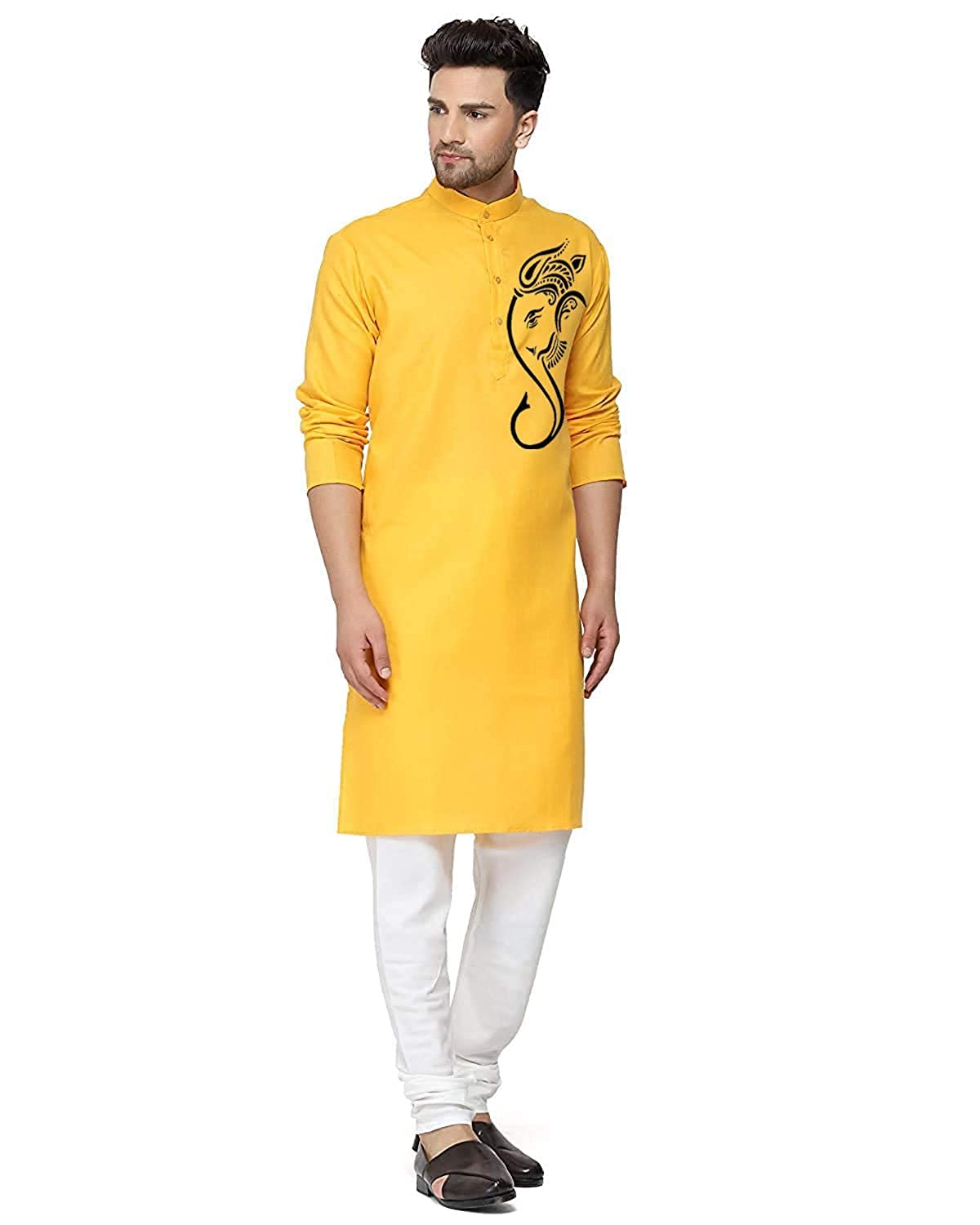 gauri laxmi enterprise Men Cotton Blend Regular Kurta-picture-16