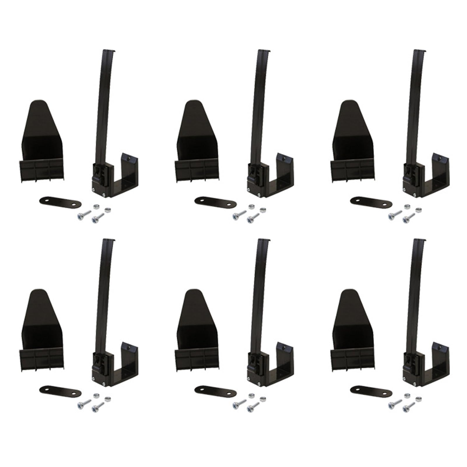 YIXANNX Quickly ll Holiday Cover Mural with Garage Door Banner Clamps and Hooks Plastic Christmas Decorations Outdoor, 6pcs