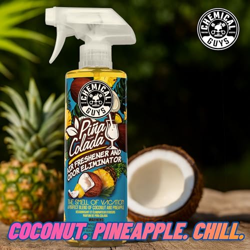 Chemical Guys AIR22904 Premium Air Freshener & Odor Eliminator (4 Oz, Piña Colada Scent) - Image 5