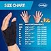 Comfort Cool Thumb CMC Restriction Splint, Right Hand, Large, Lightweight Thumb Brace for Joint Instability, Breathable Neoprene Wrap, Allows Finger Movement, Latex-Free