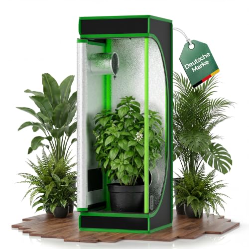 Grow Zelt für Pflanzen 40x40x120cm Zuchtzelt Gewächshaus...