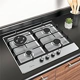 COOKTOP INOX 4 BOCAS