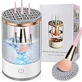 Electric Makeup Brush Cleaner - Portable Compact Design for Travel Home Use - Professional Makeup Brush Cleaning Machine - Automatic Makeup Brush Cleaner in Efficient for Beauty Women, Girls