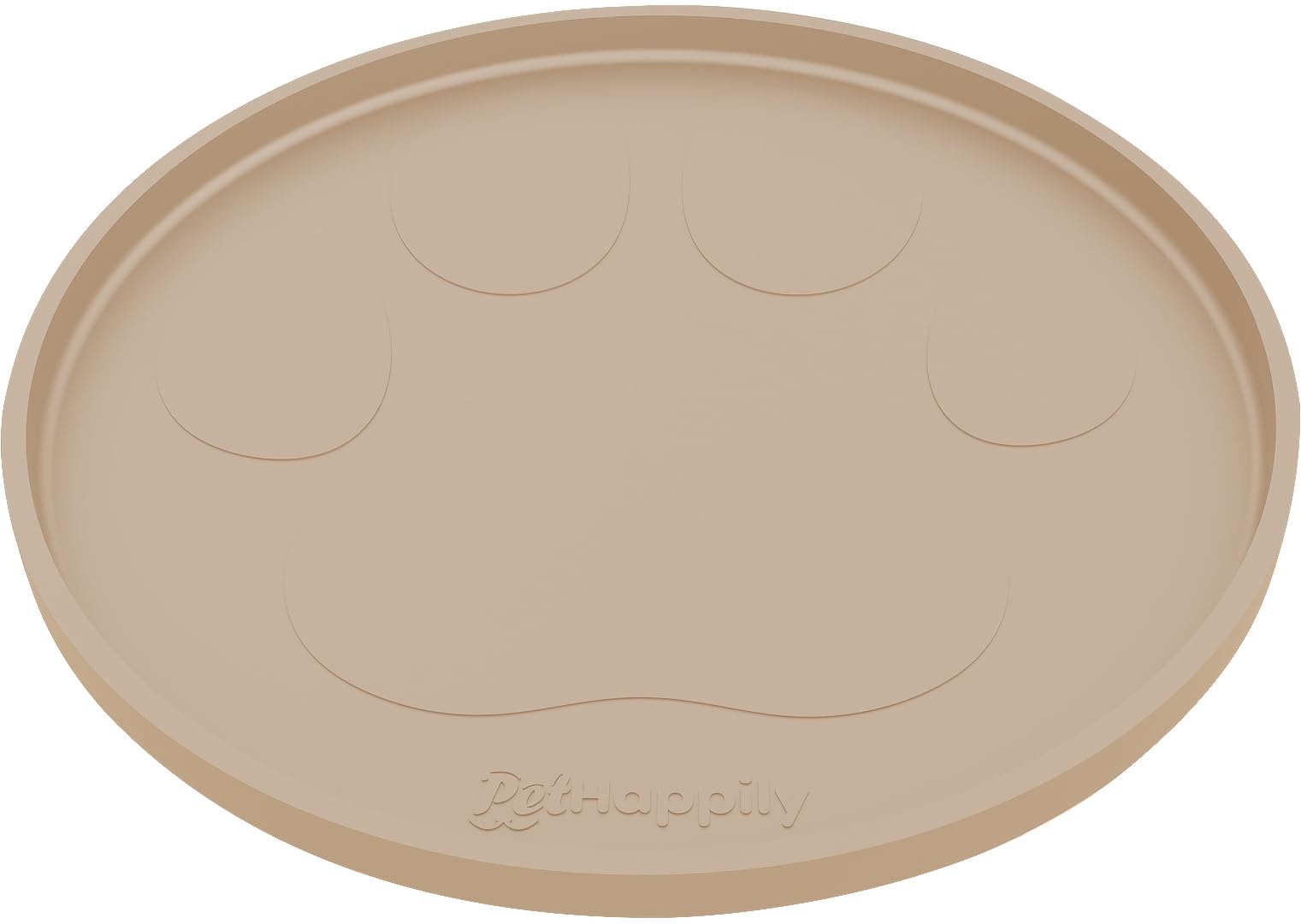 Dog Food Mat Round 10 Inch Raised Edges Dog Mat for Food and Water Prevent Spill Waterproof Cat Food Mats Protect Floors Easy Clean Dog Bowl Mats for