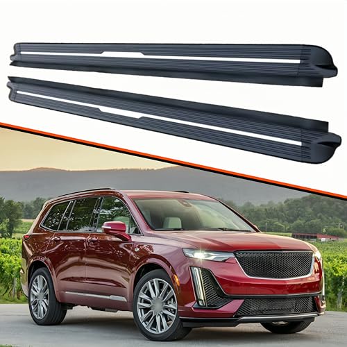 2PCS Aluminum Running Boards Fits for Cadillac XT6 2020-2025