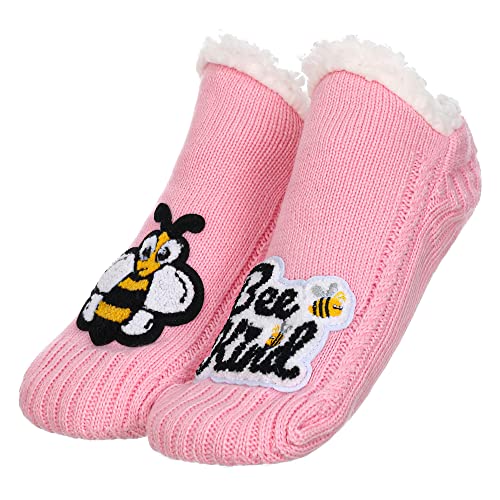 Image of ZYZX Cute Funny Slipper Socks for Women with Grips,Fuzzy Socks Indoor