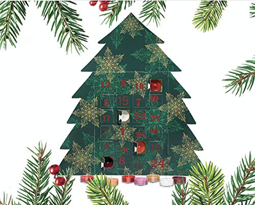 Preisvergleich Produktbild Partylite Adventskalender 2019 (24 Stck. Teelichter)