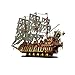 Kit de Barco Pirata Modelo de Construcción de Bloques 3D Puzzles Nave Kit de Modelo de Barco Pirata Regalo De Construcción para Adultos Y Niños, 3653 Piezas, Flying Dutchman
