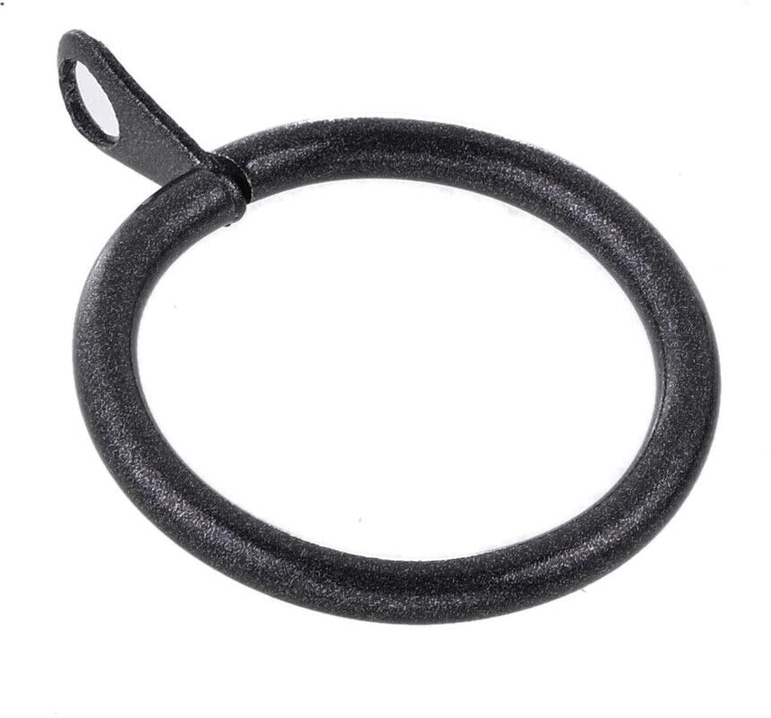 Lister Cartwright 19 mm Curtain Rings Gun Metal Metal(10x Curtain Rings)