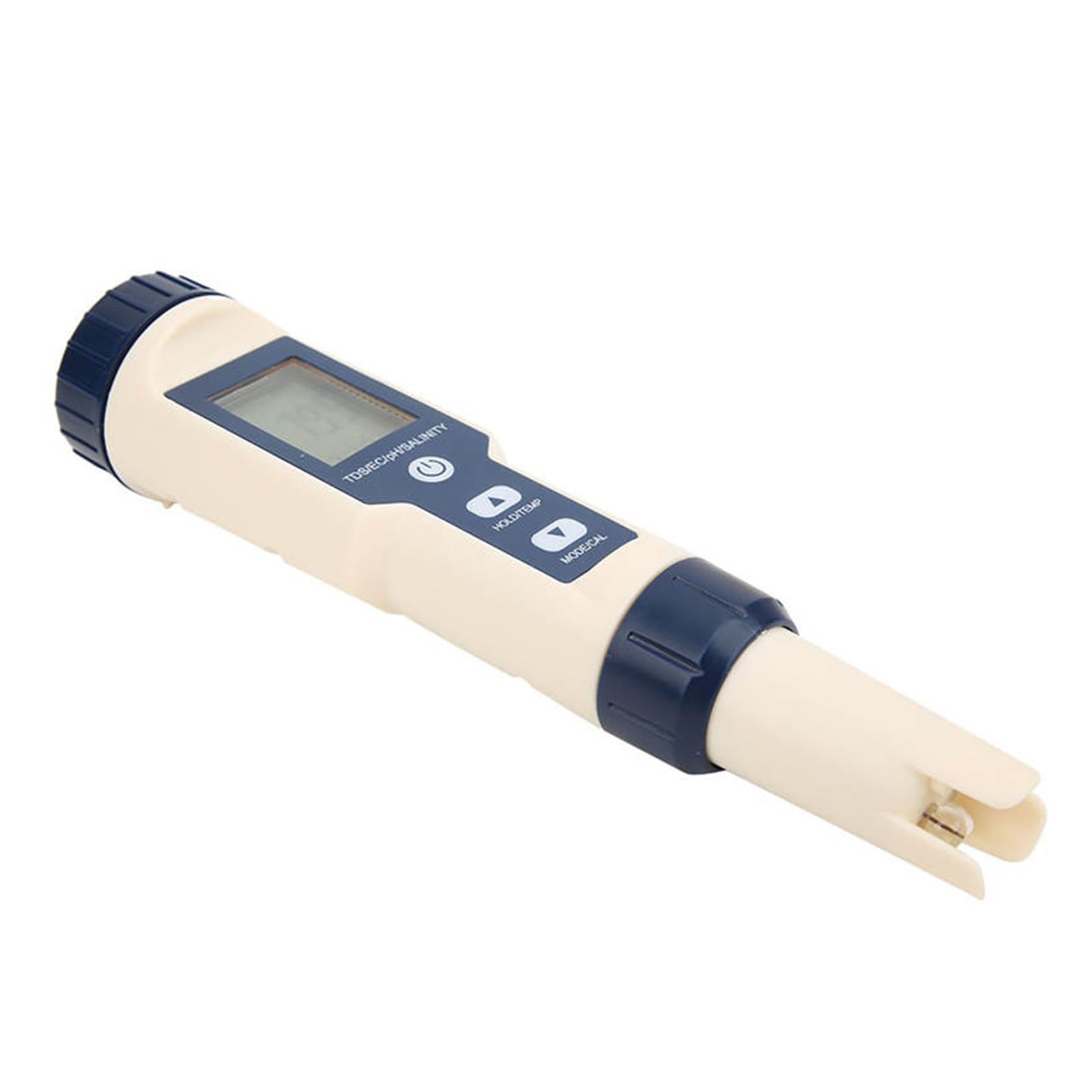 Misuratore di qualità acqua multifunzionale 5 in 1 digitale portatile PH/Salinità/Temp/TDS/EC Tester salinità,Tester preciso(No Backlight)
