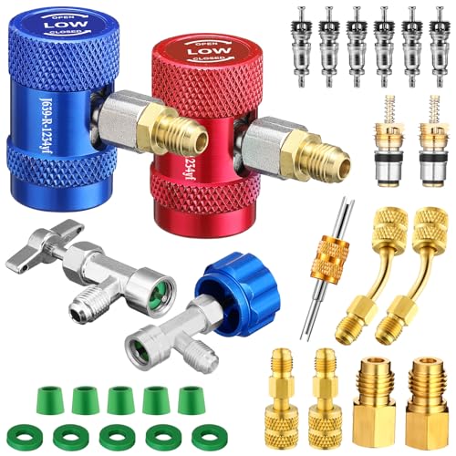 Kit Adaptadores R1234YF para Aire Acondicionado de Auto miniatura 1