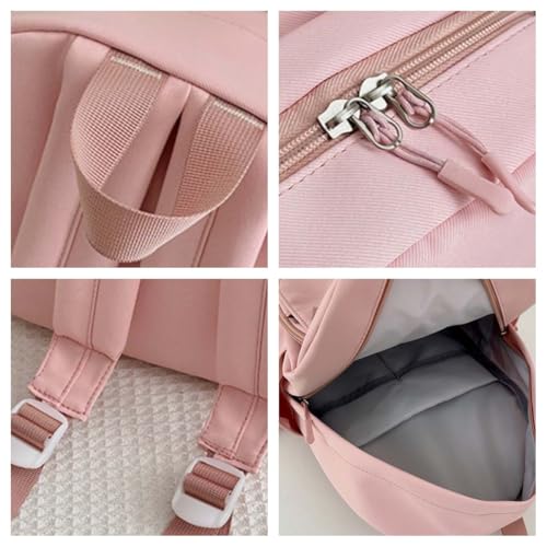 Kawaii Cat Ita Bag for Women – Lightweight Backpack with Front Pocket, Adjustable Strap for Travel & Daily Use (Yellow)3