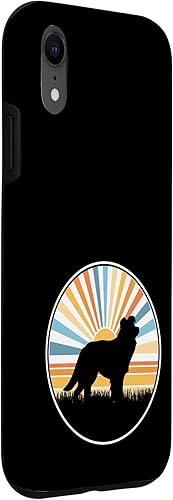 Miniatura 3 de iPhone XR Border Collie - Dog Mom Dog Dad Retro Sunset Pet Case
