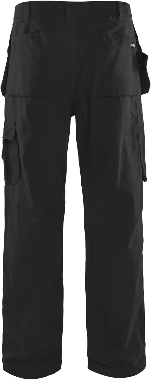 Tесh Dеаlѕ 🔥 Blaklader Men's Bantam Durable Lightweight Cotton Work Pants, Black, 42W x 30L