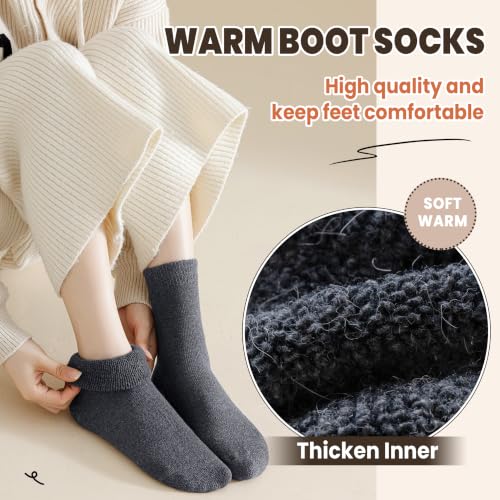 Image of Velice Womens Merino Wool Thermal Thick Hiking Winter Socks